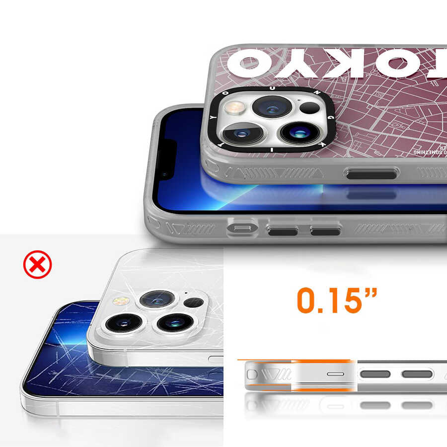iPhone 12 Pro Max Kılıf YoungKit World Trip Serisi Kapak