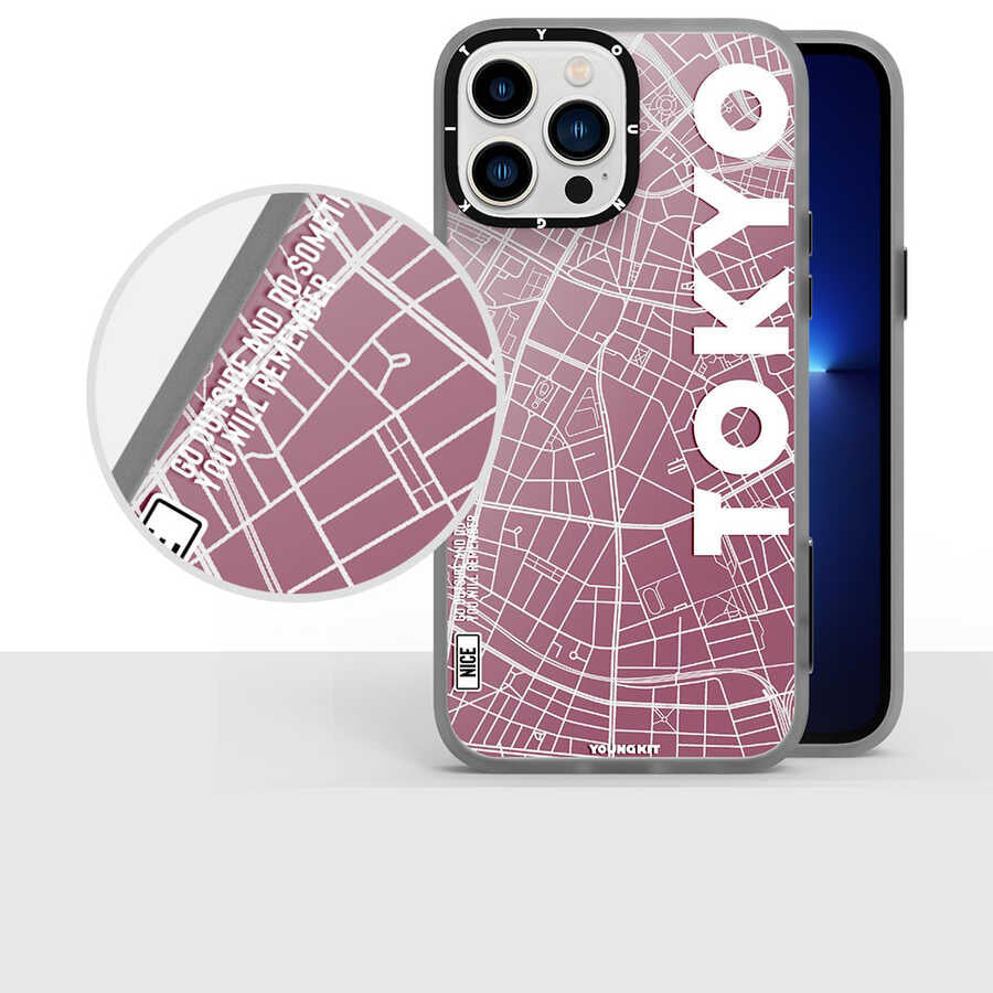 iPhone 12 Pro Max Kılıf YoungKit World Trip Serisi Kapak
