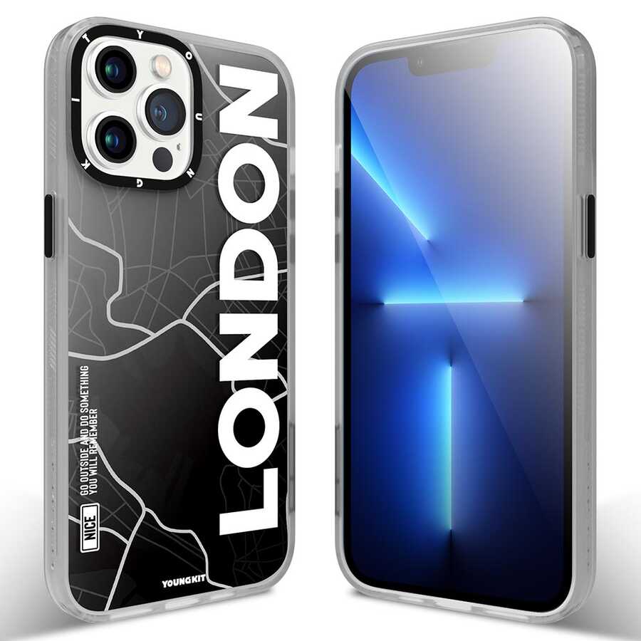 iPhone 12 Pro Max Kılıf YoungKit World Trip Serisi Kapak