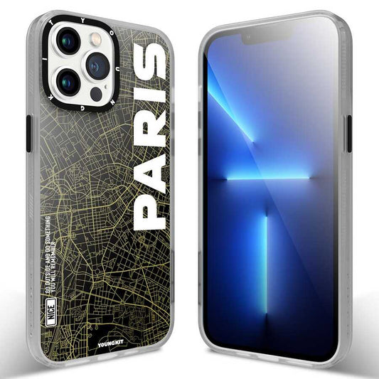 iPhone 12 Pro Max Kılıf YoungKit World Trip Serisi Kapak