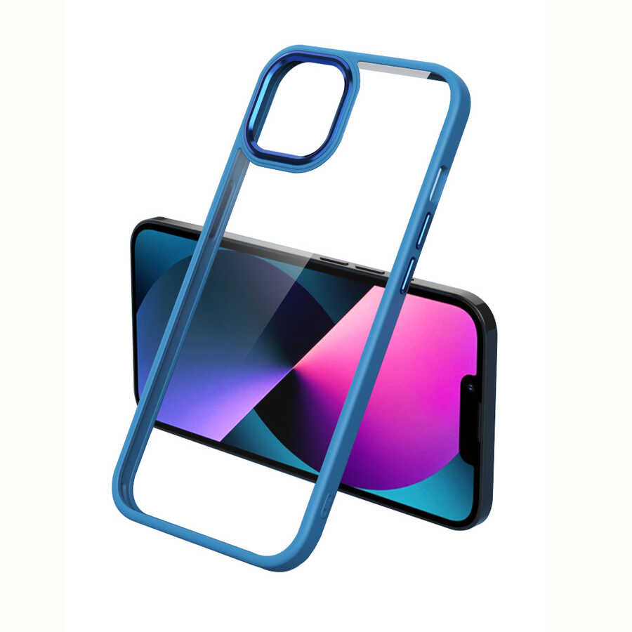 Apple iPhone 12 Pro Max Kılıf Zore Krom Kapak