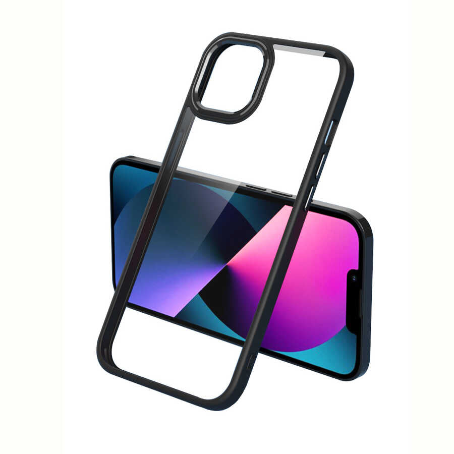 Apple iPhone 12 Pro Max Kılıf Zore Krom Kapak