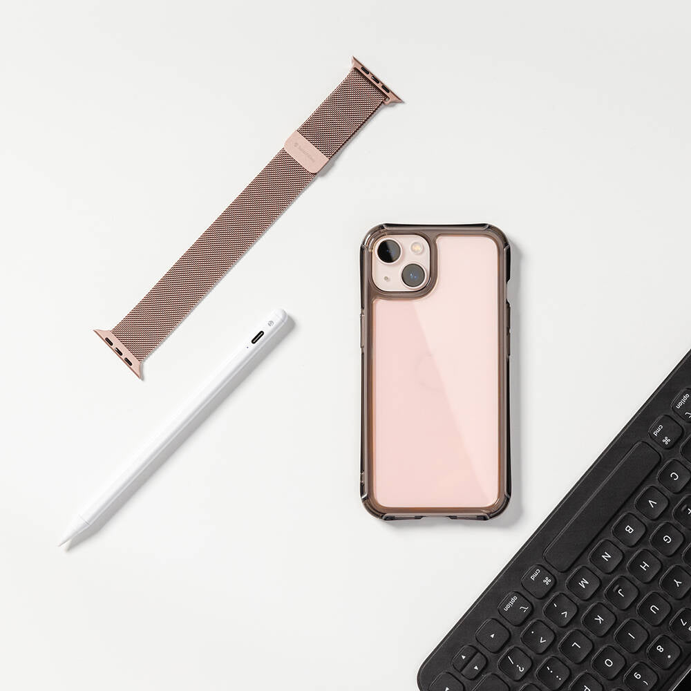 iPhone 13 Kılıf Anti-Mikrobiyal Şok Önleyicili Şeffaf Lisanslı Switcheasy Alos Kapak