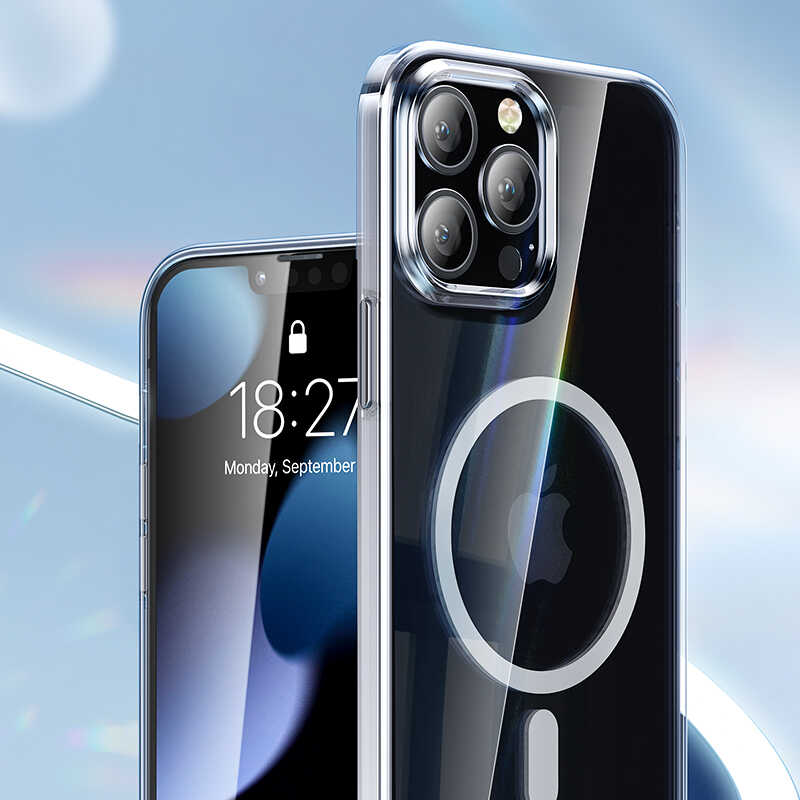 iPhone 13 Kılıf Benks Crystal Series With Magnetic Clear Kapak