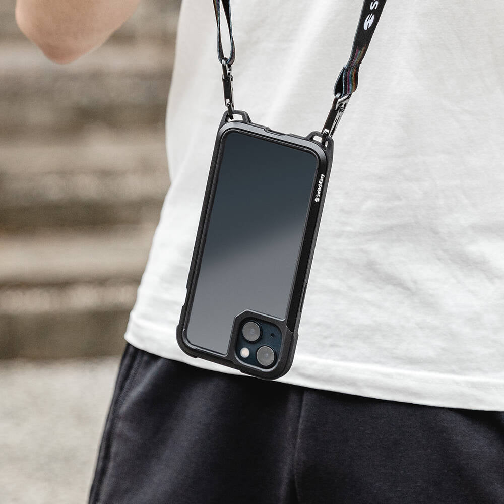 iPhone 13 Kılıf Boyun Askılı Kompozit Tasarımlı Şok Önleyicili Lisanslı Switcheasy Odyssey Kapak