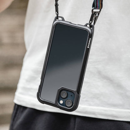 iPhone 13 Kılıf Boyun Askılı Kompozit Tasarımlı Şok Önleyicili Lisanslı Switcheasy Odyssey Kapak