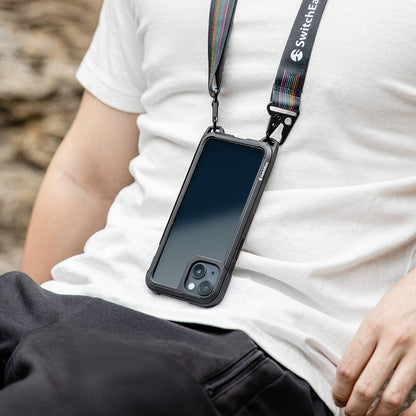 iPhone 13 Kılıf Boyun Askılı Kompozit Tasarımlı Şok Önleyicili Lisanslı Switcheasy Odyssey Kapak