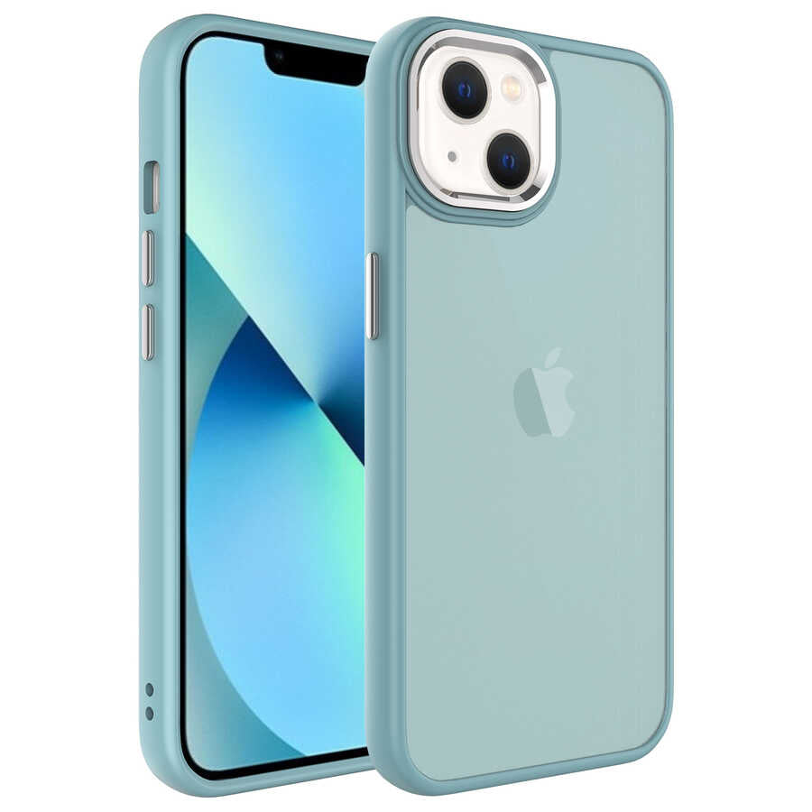 Apple iPhone 13 Kılıf Buzlu Sert PC Zore May Kapak