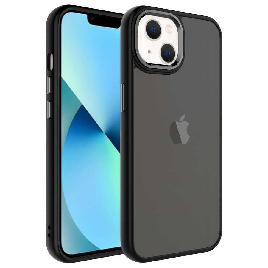 Apple iPhone 13 Kılıf Buzlu Sert PC Zore May Kapak