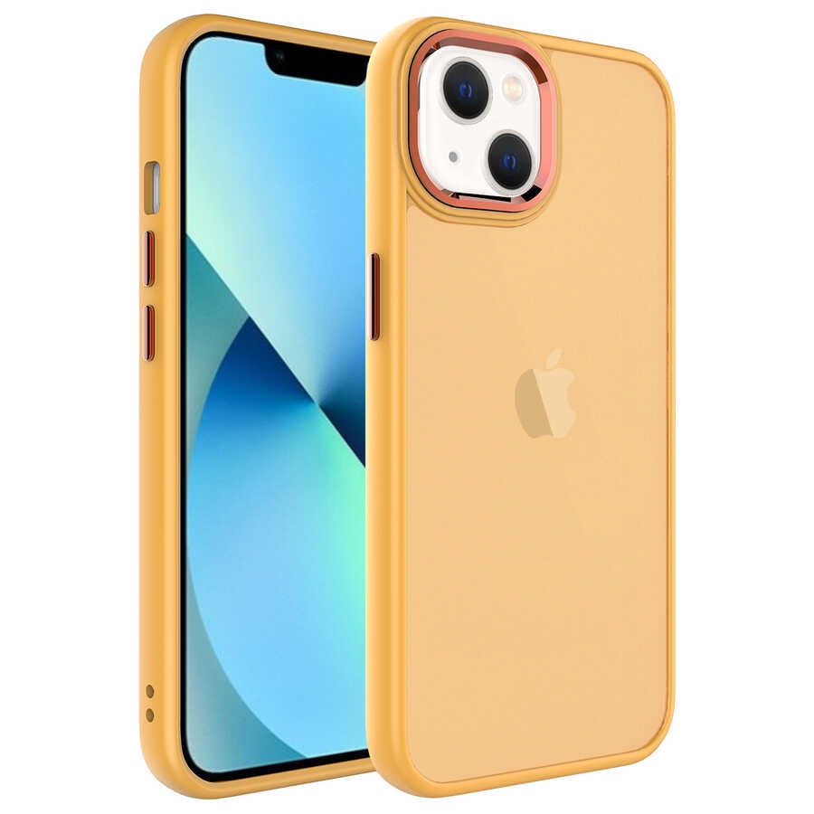 Apple iPhone 13 Kılıf Buzlu Sert PC Zore May Kapak