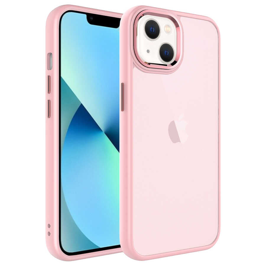 Apple iPhone 13 Kılıf Buzlu Sert PC Zore May Kapak