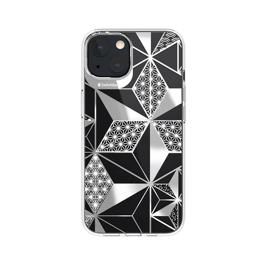 iPhone 13 Kılıf Çift IMD Baskılı Lisanslı Switcheasy Artist Asanoha Kapak
