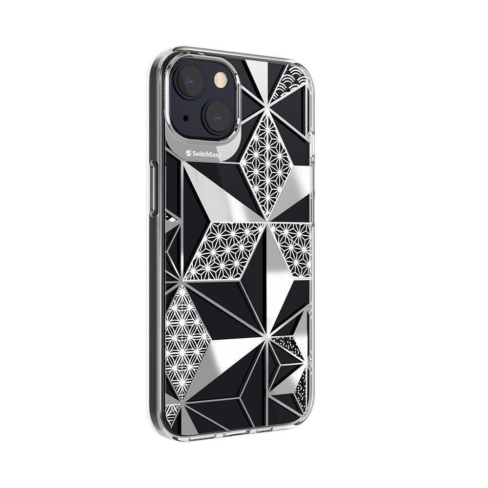 iPhone 13 Kılıf Çift IMD Baskılı Lisanslı Switcheasy Artist Asanoha Kapak