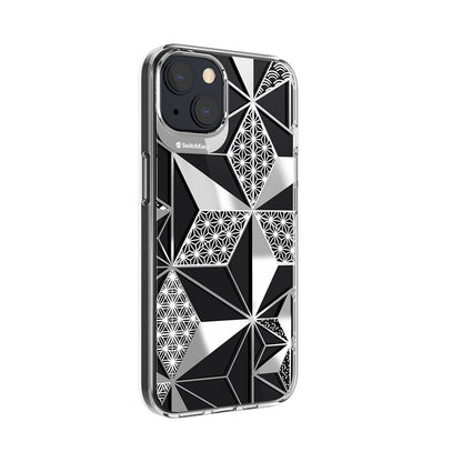 iPhone 13 Kılıf Çift IMD Baskılı Lisanslı Switcheasy Artist Asanoha Kapak