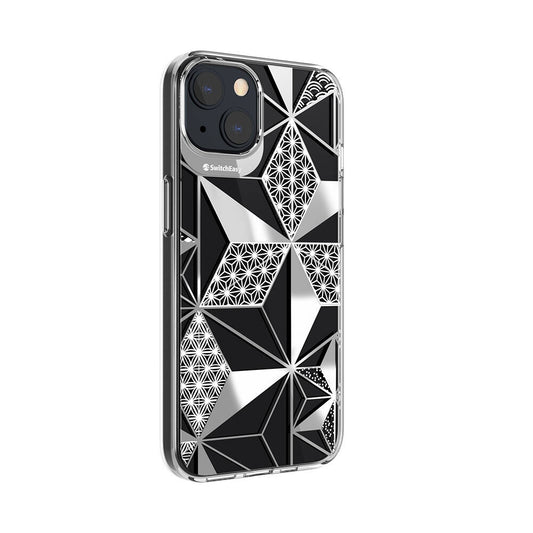iPhone 13 Kılıf Çift IMD Baskılı Lisanslı Switcheasy Artist Asanoha Kapak