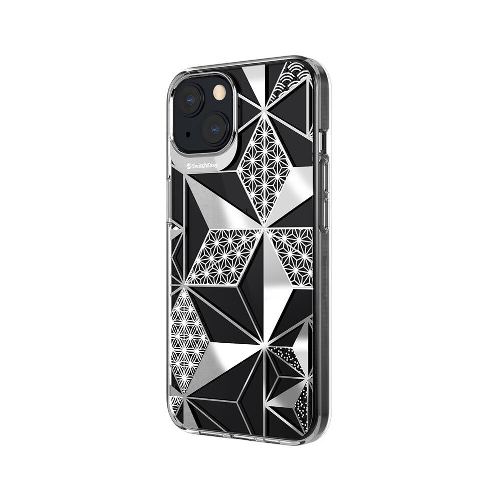 iPhone 13 Kılıf Çift IMD Baskılı Lisanslı Switcheasy Artist Asanoha Kapak