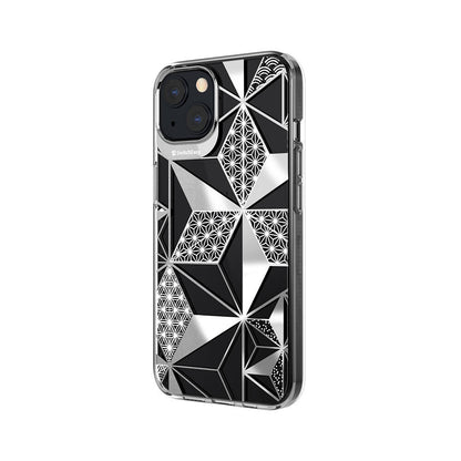 iPhone 13 Kılıf Çift IMD Baskılı Lisanslı Switcheasy Artist Asanoha Kapak