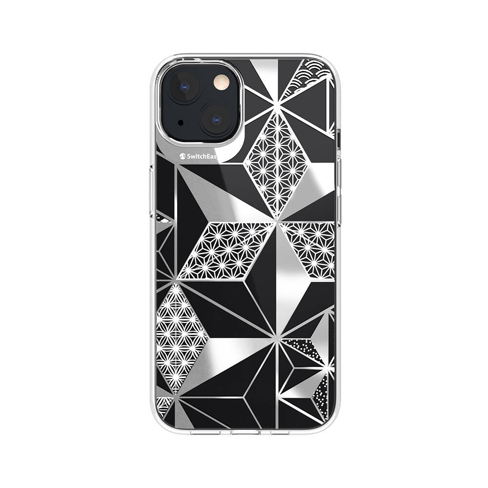 iPhone 13 Kılıf Çift IMD Baskılı Lisanslı Switcheasy Artist Asanoha Kapak