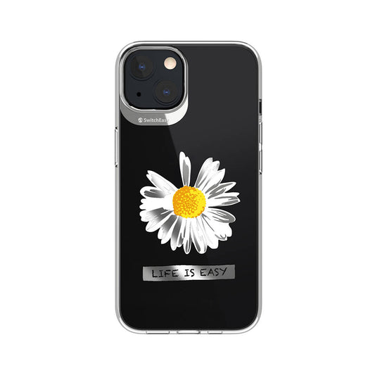 iPhone 13 Kılıf Çift IMD Baskılı Lisanslı Switcheasy Artist Daisy Kapak