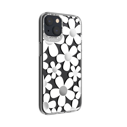 iPhone 13 Kılıf Çift IMD Baskılı Lisanslı Switcheasy Artist Fleur Kapak