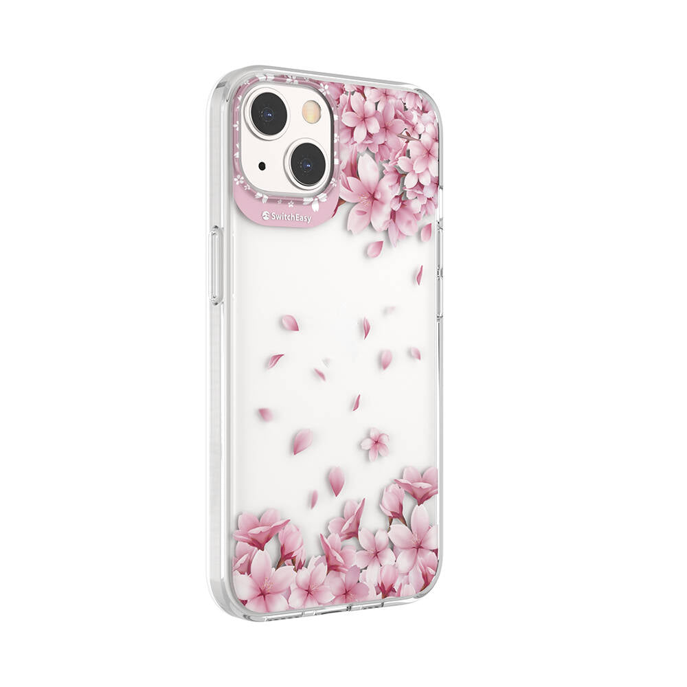 iPhone 13 Kılıf Çift IMD Baskılı Lisanslı Switcheasy Artist Sakura Kapak