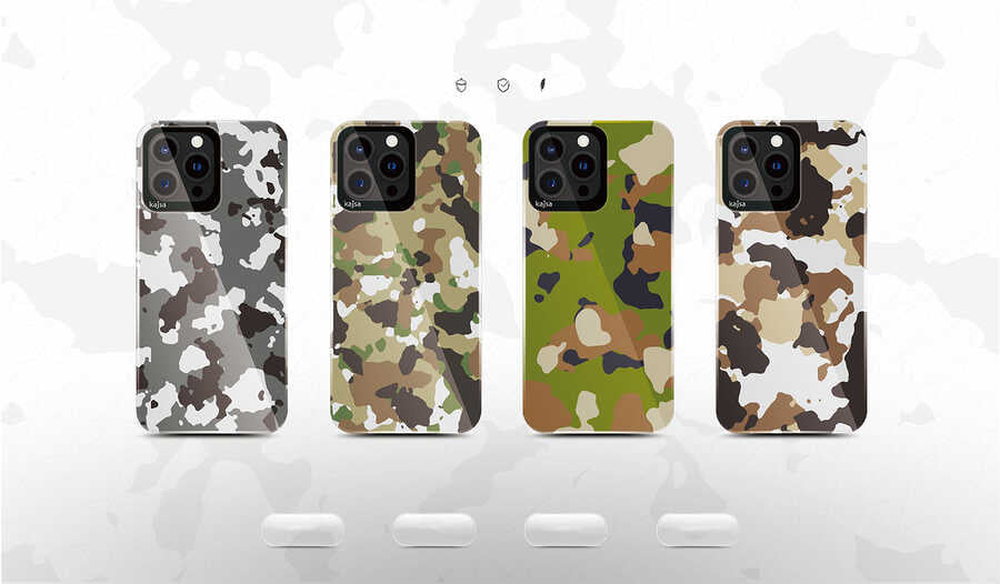 iPhone 13 Kılıf Kajsa Camo Kapak