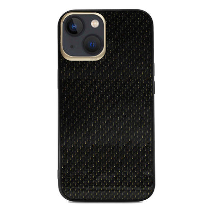 iPhone 13 Kılıf Kajsa Carbon Fiber Collection Arka Kapak