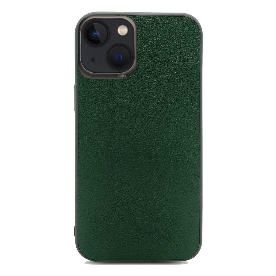 iPhone 13 Kılıf Kajsa Luxe Collection Hakiki Deri Kapak