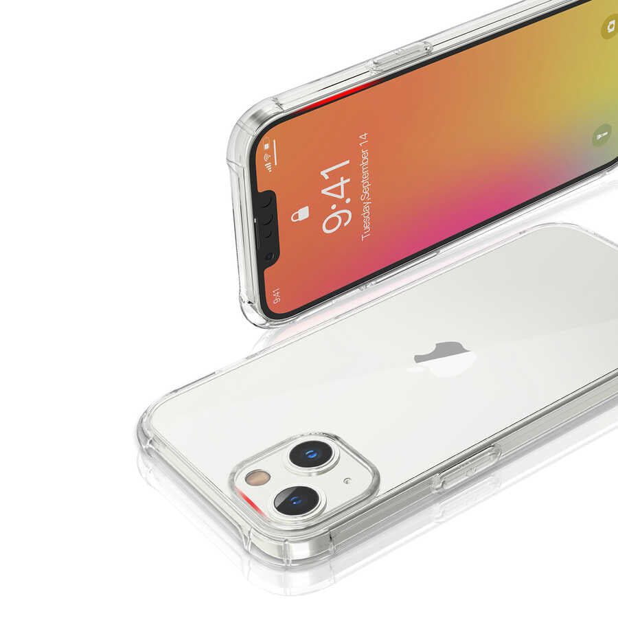 iPhone 13 Kılıf Kajsa Transparent Kapak
