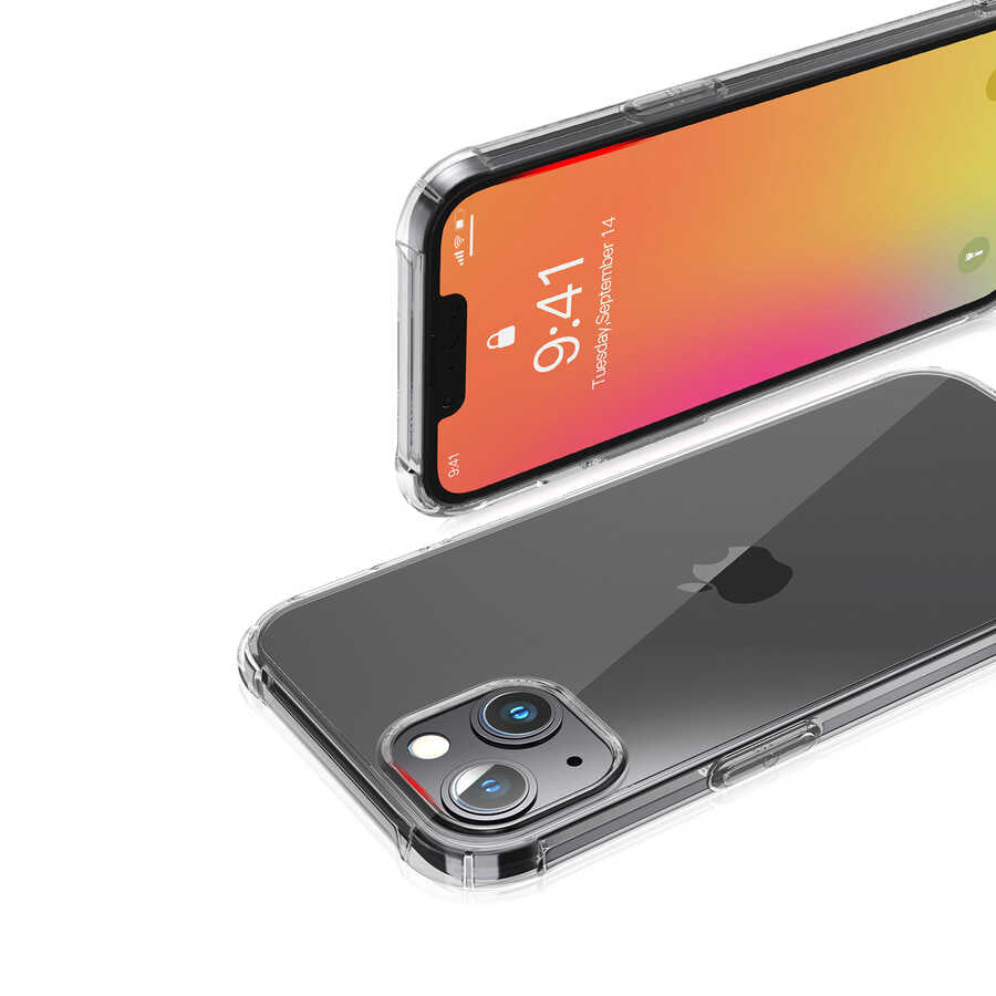 iPhone 13 Kılıf Kajsa Transparent Kapak