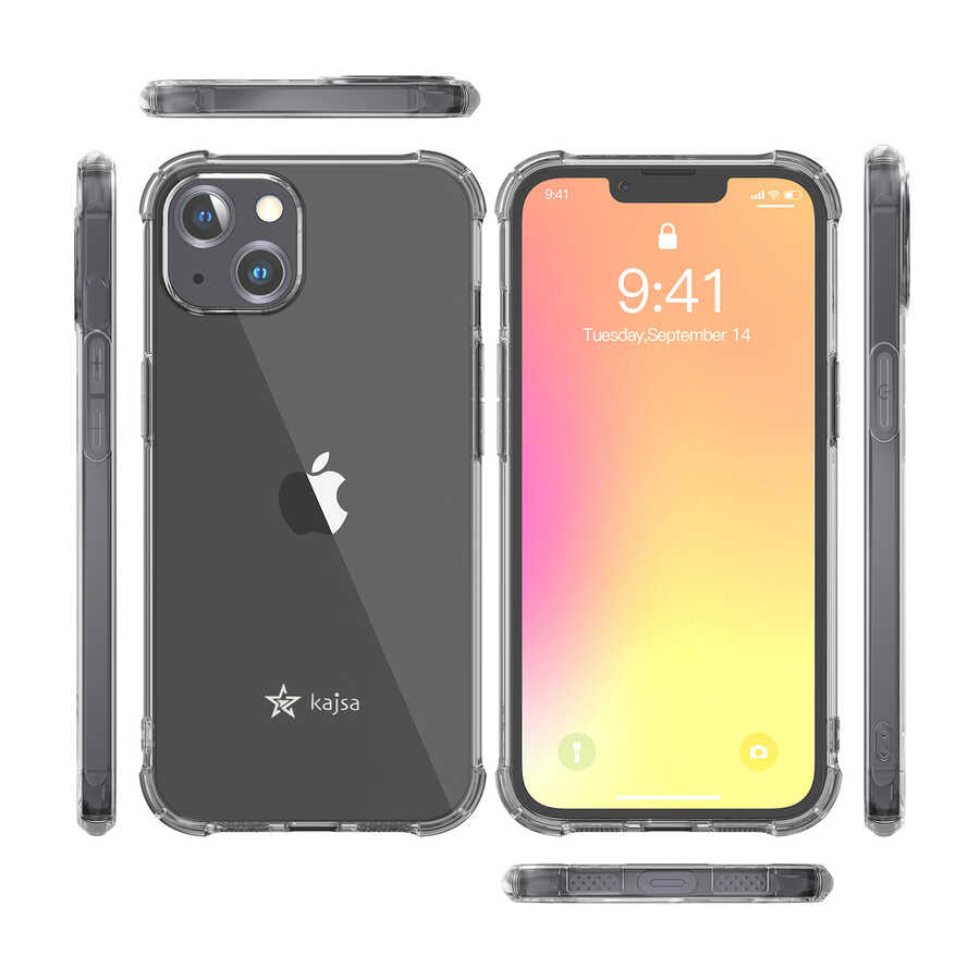 iPhone 13 Kılıf Kajsa Transparent Kapak