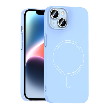 Apple iPhone 13 Kılıf M-Safe Şarj Özellikli Kamera Korumalı Zore Elio Sert PC Kapak