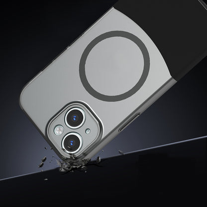 Apple iPhone 13 Kılıf M-Safe Şarj Özellikli Mıknatıslı Zore Duble Kapak