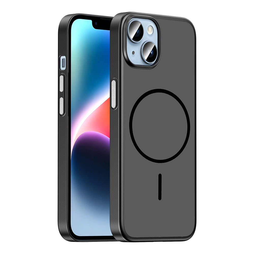 Apple iPhone 13 Kılıf M-Safe Şarj Özellikli Zore Lora PC Kapak
