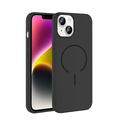 Apple iPhone 13 Kılıf M-safe Şarj Özellikli Zore Meta Kapak