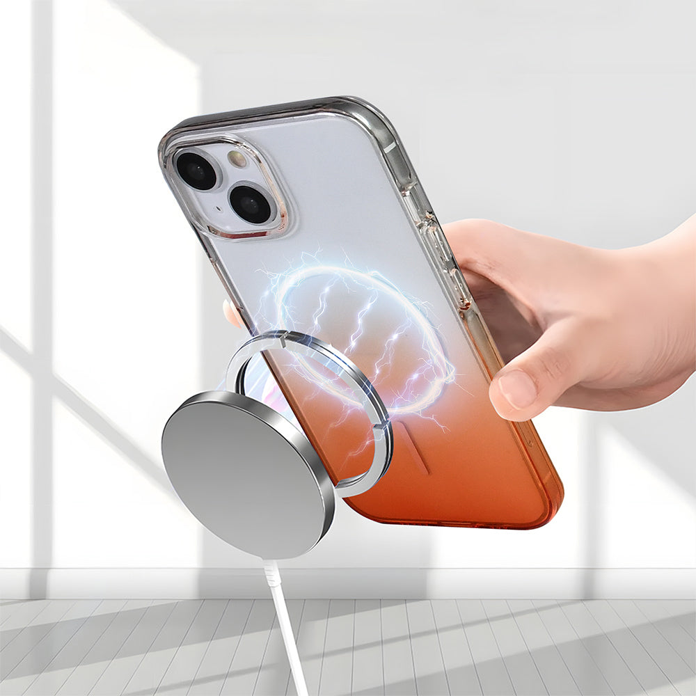 Apple iPhone 13 Kılıf M-Safe Şarj Özellikli Zore Septik Silikon Kapak