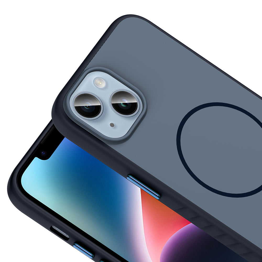 Apple iPhone 13 Kılıf M-safe Şarj Özellikli Zore Tea Kapak