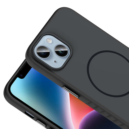 Apple iPhone 13 Kılıf M-safe Şarj Özellikli Zore Tea Kapak