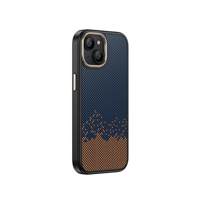 Apple iPhone 13 Kılıf M-safe Şarj Özellikli Karbon Fiber Görünümlü Zore Antina Kapak