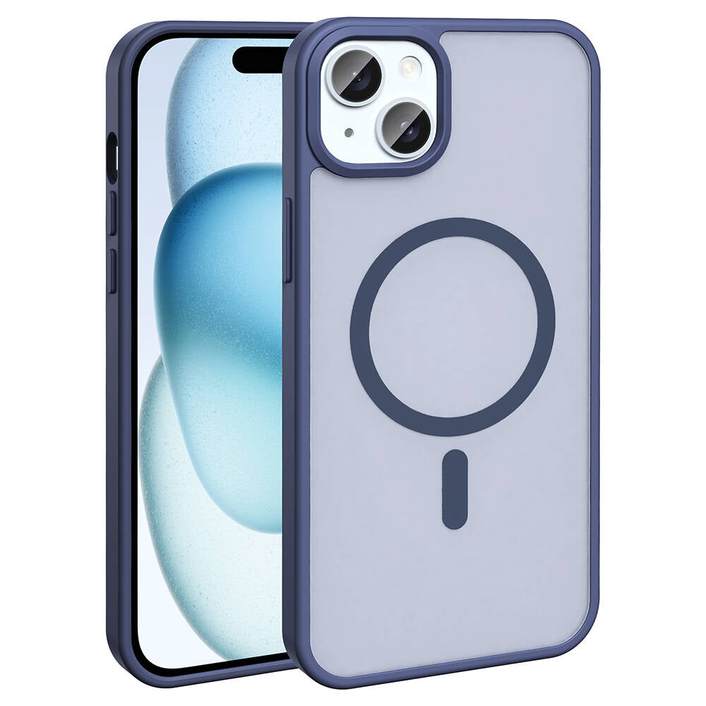 Apple iPhone 13 Kılıf M-safe Şarj Özellikli Mat Arka Yüzey Zore Sio Kapak