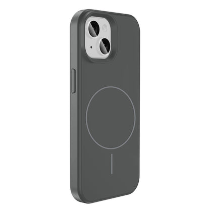 Apple iPhone 13 Kılıf M-safe Şarj Özellikli Sıvı Teknolojili Silinebilir Sert Zore Kivi Kapak