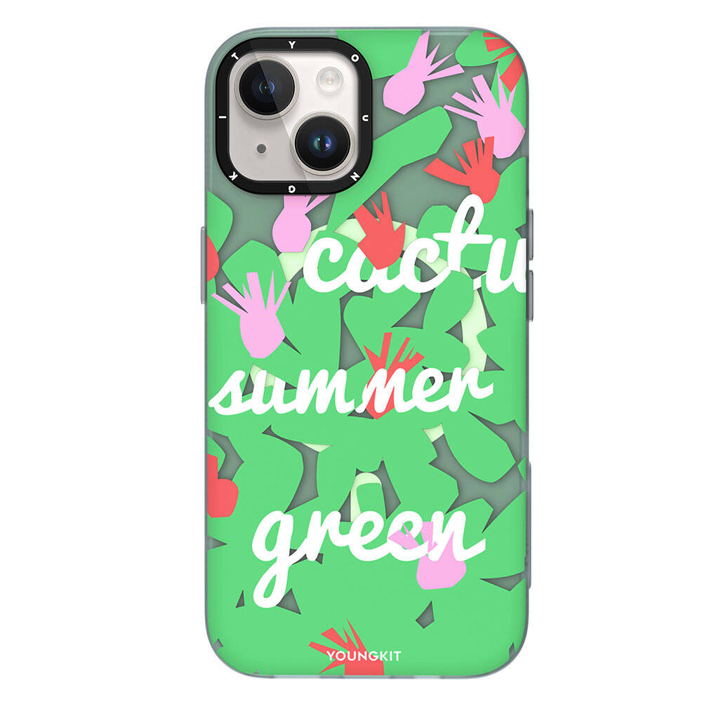 iPhone 13 Kılıf M-safe Şarj Özellikli Yaz Meyvesi Desenli Youngkit Fruity Flavour Serisi Kapak