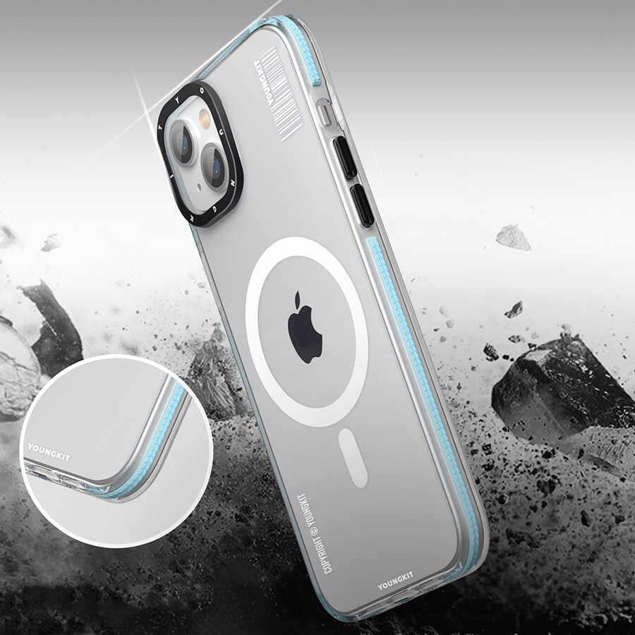 iPhone 13 Kılıf M-safe Şarj Özellikli YoungKit Exquisite Serisi Kapak