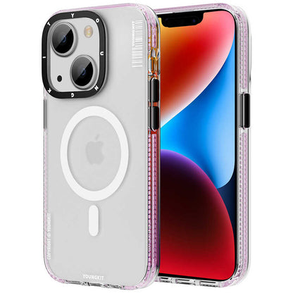 iPhone 13 Kılıf M-safe Şarj Özellikli Youngkit Jane Sand Serisi Kapak