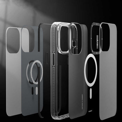 iPhone 13 Kılıf M-safe Şarj Özellikli YoungKit Kamuflaj Serisi Kapak