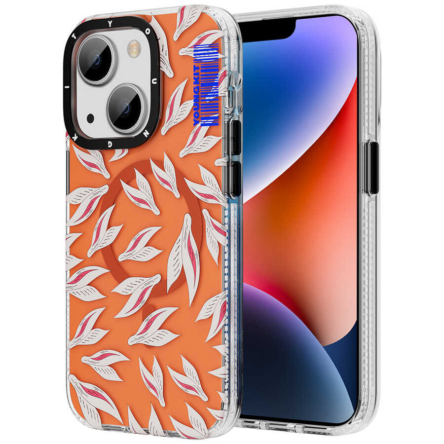 iPhone 13 Kılıf M-safe Şarj Özellikli Youngkit Play Rabbit Serisi Kapak