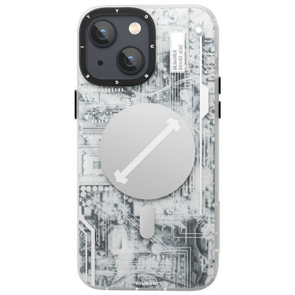 iPhone 13 Kılıf M-safe Şarj Özellikli YoungKit Technology Serisi Kapak