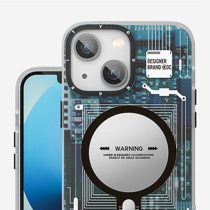 iPhone 13 Kılıf M-safe Şarj Özellikli YoungKit Technology Serisi Kapak