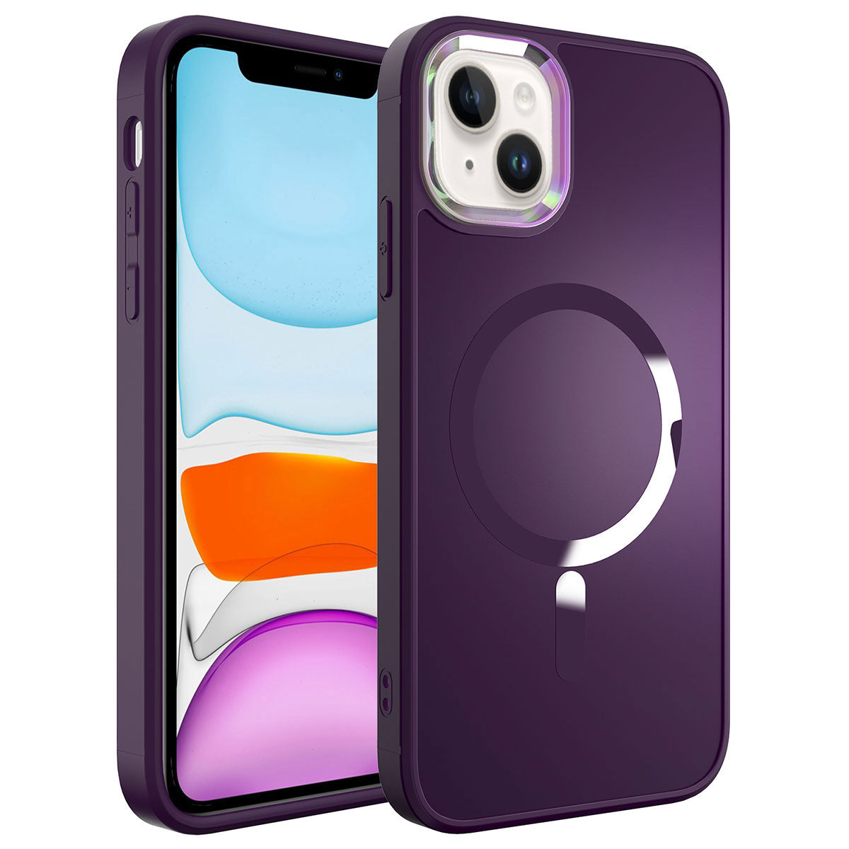 Apple iPhone 13 Kılıf M-safe Wireless Şarj Özellikli Zore Stil Kapak