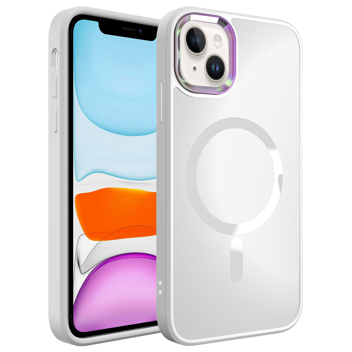 Apple iPhone 13 Kılıf M-safe Wireless Şarj Özellikli Zore Stil Kapak